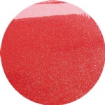 red painted glass with shinning powder